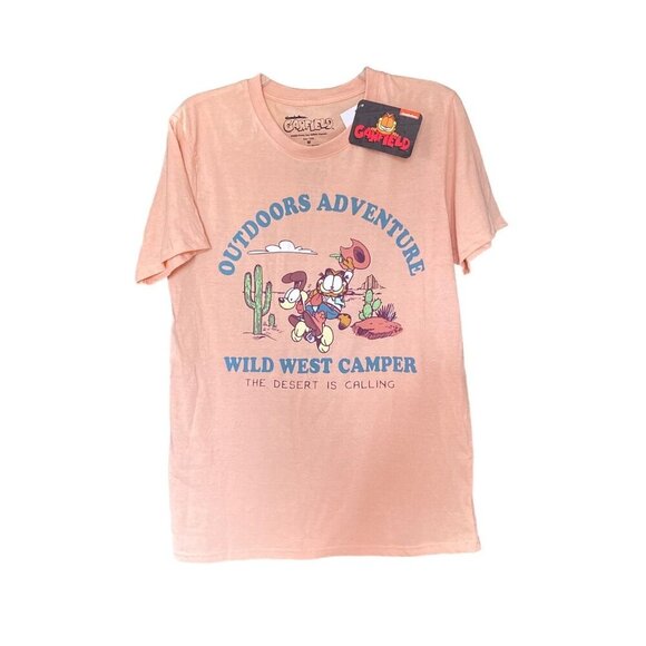 Outdoors Adventures Garfield cowboy western Arizona pink T-shirt women Medium - Picture 2 of 6